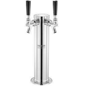 VEVOR Kegerator Tower Kit, Dual Taps Beer Conversion Kit